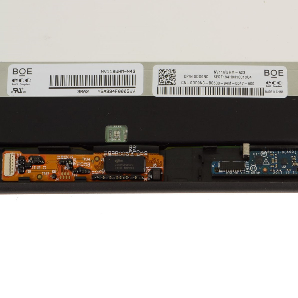 Écran LCD 11.6″ Avec Cadre Pour Dell Latitude 3120 2-en-1 – Neuf, Pièce Détachée KV89W